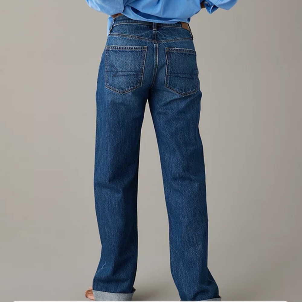 AE baggy high rise Jean size 8
